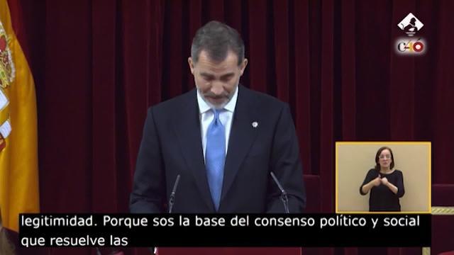 El Rey reivindica la reconciliación, el entendimiento y la integración