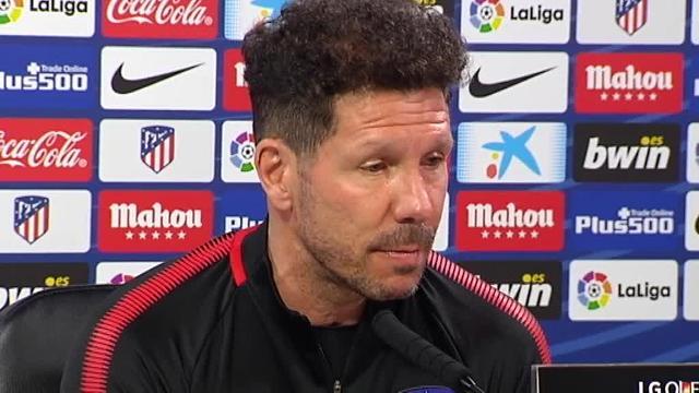Simeone: &quot;Ojalá hagamos ver a Griezmann que el equipo va a seguir creciendo&quot;