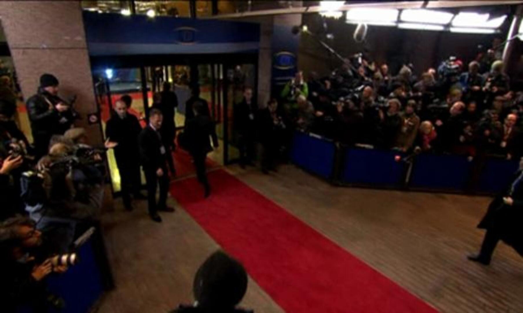 Los líderes europeos se reúnen antes del comienzo de la cumbre para limar asperezas