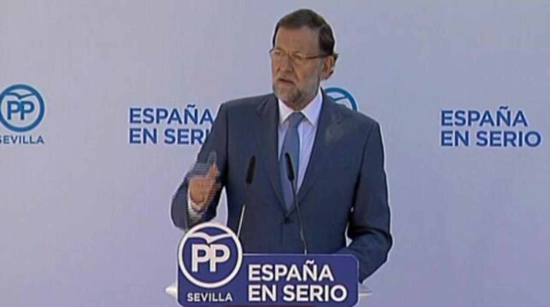 Mariano Rajoy este martes en Tomares