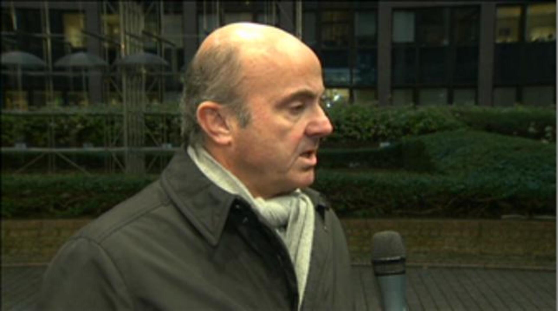 El ministro de Economía, Luis de Guindos