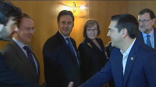 Encuentro entre Rajoy y Tsipras