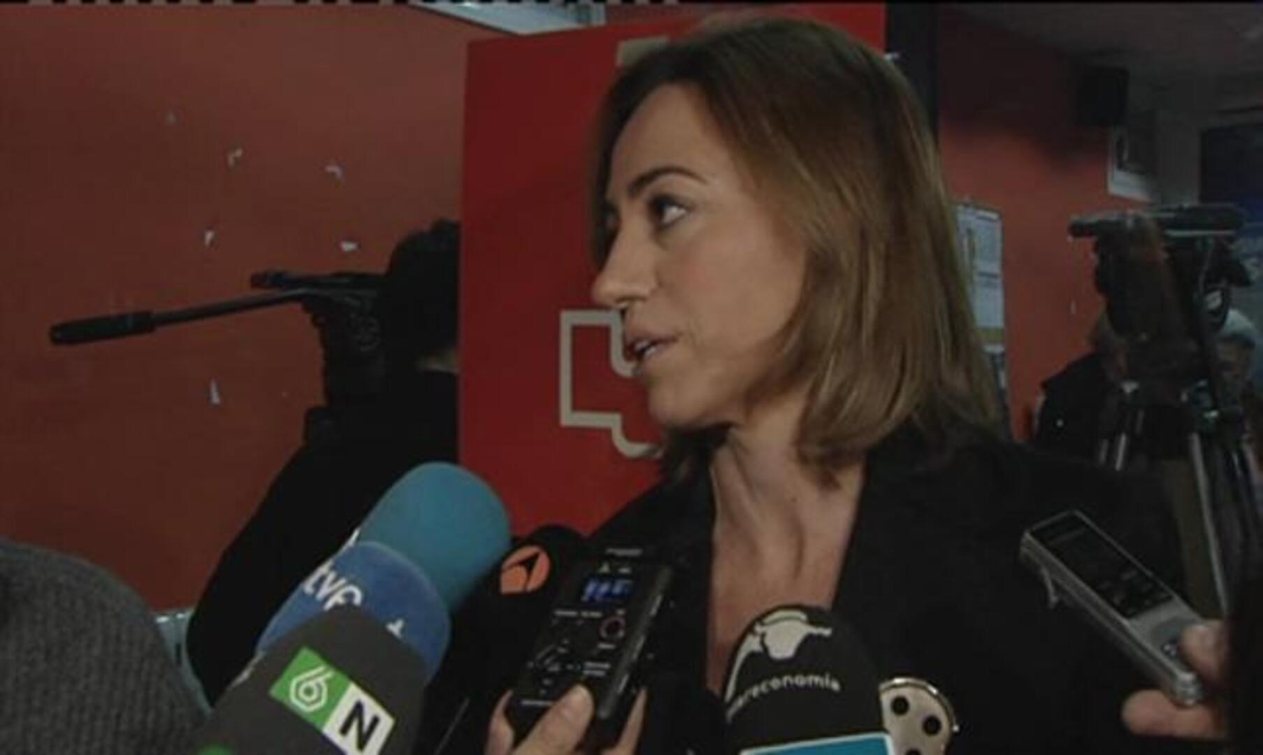 Chacón: «La democracia le sienta muy bien al PSOE, el debate es bueno para el partido»