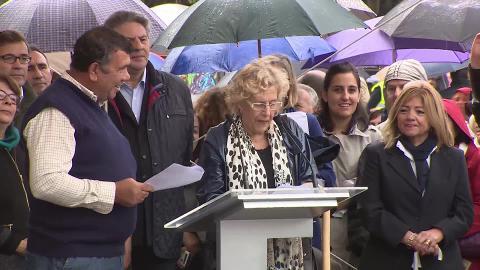 Los pastores recorres las calles de Madrid con sus rebaños en la fiesta de la transhumancia 2016