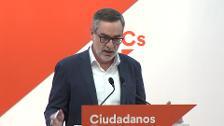 Ciudadanos responsabiliza a Sánchez de lo que ocurra si no aplica el 155