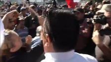 Al grito de «¡fuera, no los queremos en Tijuana», los mexicanos protestan contra la caravana de inmigrantes