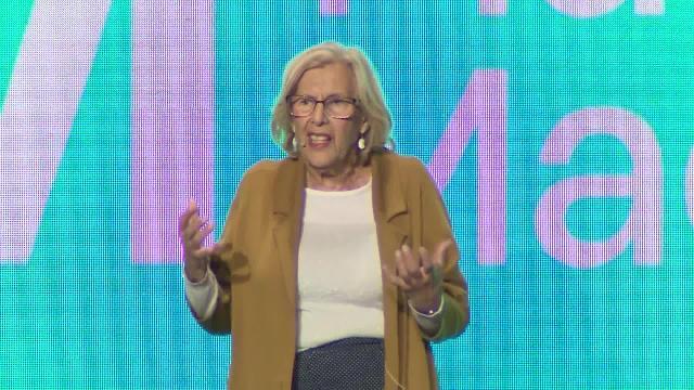 Carmena dice que Más Madrid es la &quot;locomotora&quot; del progreso
