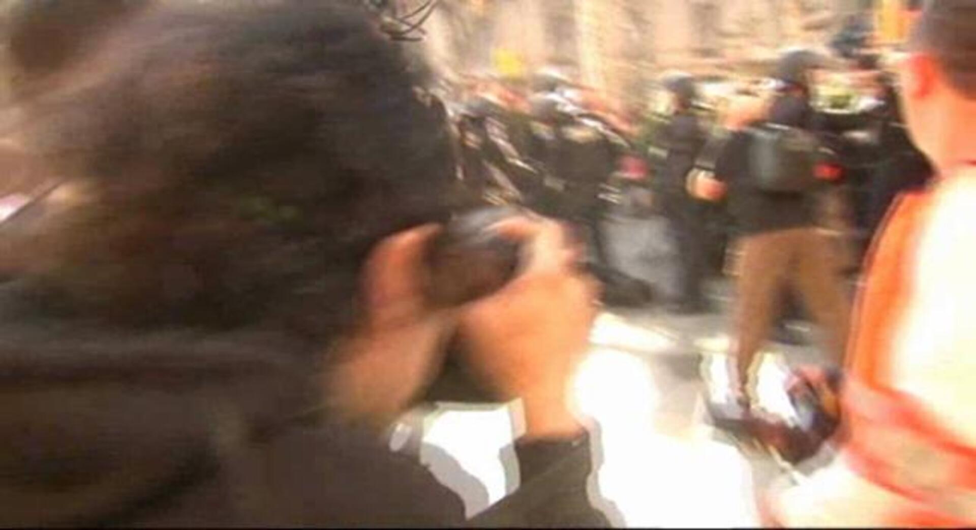 Jóvenes antisistema y okupas buscan el protagonismo en Barcelona