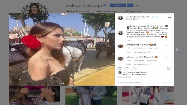 Melissa Jiménez presume de barriguita de embarazada