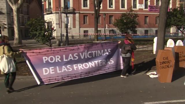 Concentración en Madrid en favor de la acogida de refugiados