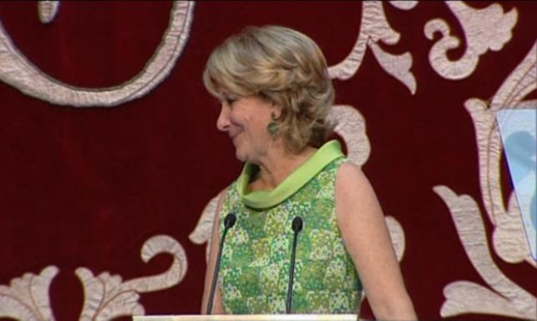 Aguirre se emociona durante su toma de posesión