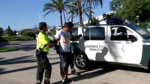 Imagen del detenido tomada este lunes