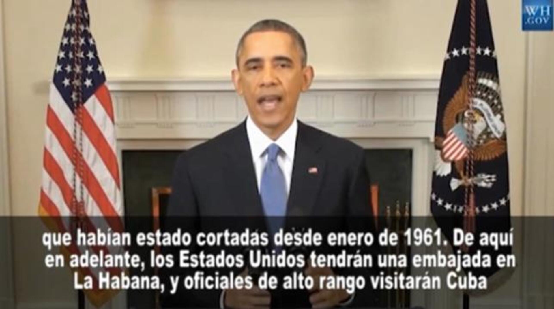 VÍDEO: EE.UU. y Cuba restablecieron relaciones diplomáticas en diciembre de 2014.