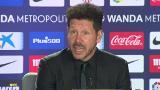 Simeone: "El objetivo es competir con el Barça hasta el final"