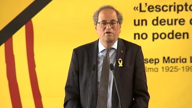 Torra: &quot;Vamos a acusar al Estado español de esta farsa&quot;