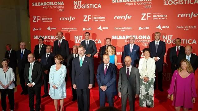 El Rey preside la Noche de la Logística en Barcelona