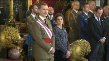 Felipe VI reivindica la bandera como símbolo de unidad en la Pascua Militar