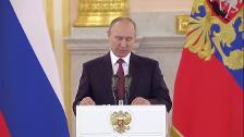 Putin da la bienvenida a los nuevos embajadores en Rusia