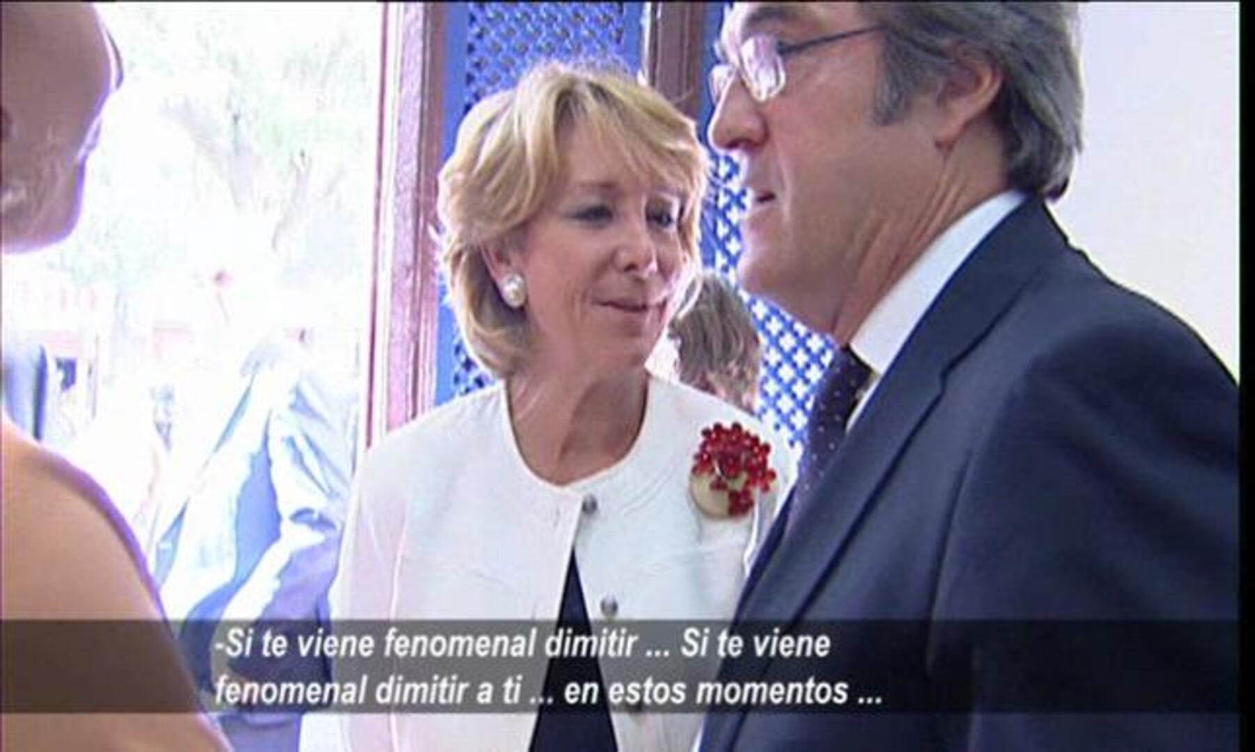Aguirre a Gabilondo: «Te venía fenomenal dimitir en estos momentos»