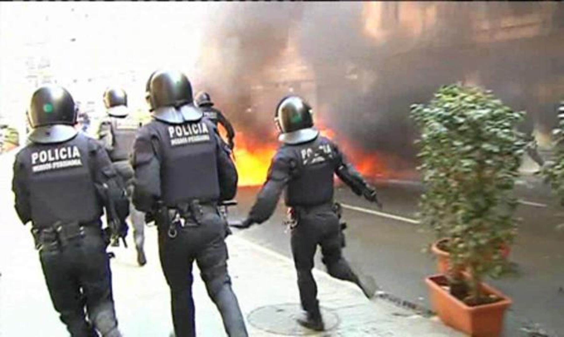 Estalla el conflicto en el centro de Barcelona