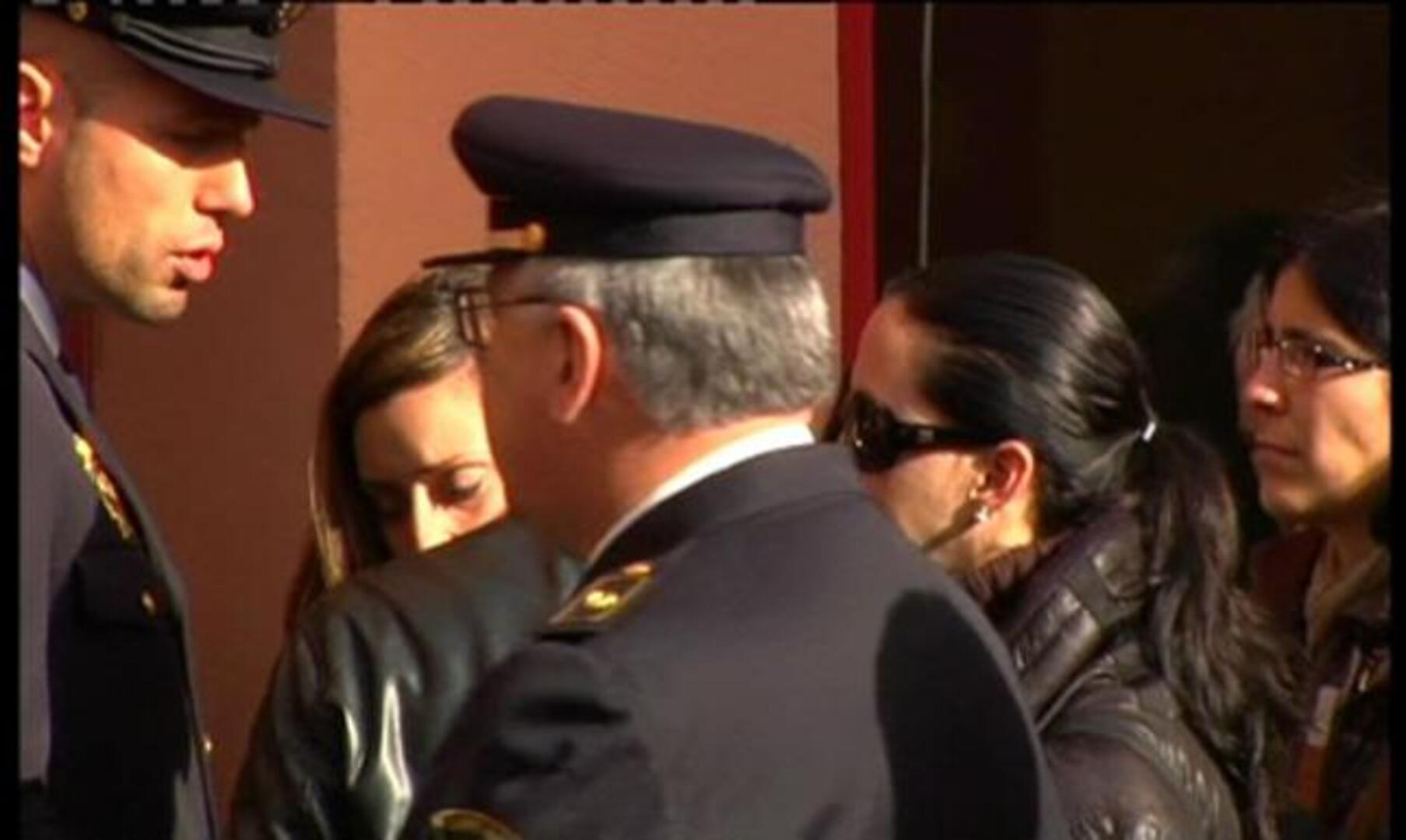 Emotiva despedida en La Coruña al policía fallecido en Orzán