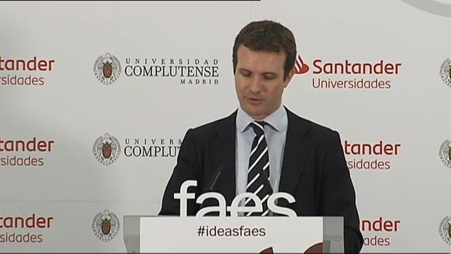 Pablo Casado sobre el PSOE: &quot;Un gran partido que ha elegido un mal camino&quot;