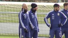 Messi se une al entrenamiento de Argentina en la Ciudad Deportiva del Real Madrid