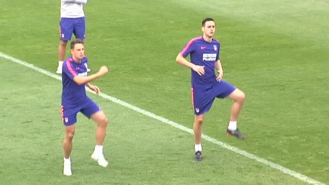 El Atlético vuelve al trabajo tras la victoria de ayer ante el Huesca