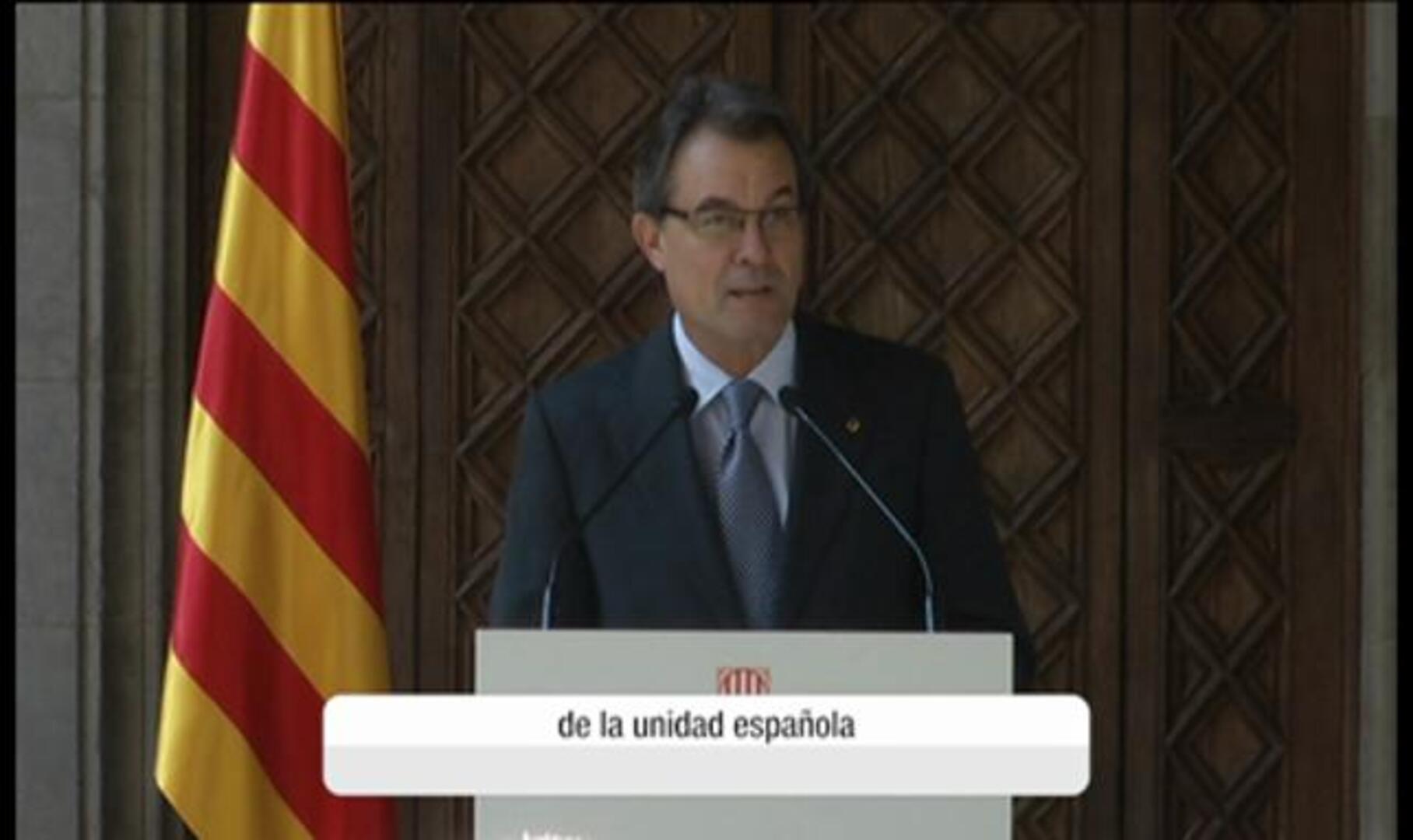 Mas ve «injusto y desleal» el reparto del déficit entre Estado y las autonomías