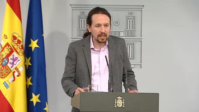 Iglesias sale &quot;optimista&quot; de la reunión con Sánchez y cree que el trabajo &quot;dará un buen resultado&quot;