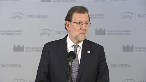 Mariano Rajoy, junto al primer ministro luso