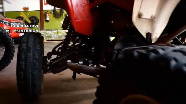 Desarticulada una banda que robaba tiendas de motos con el método del alunizaje