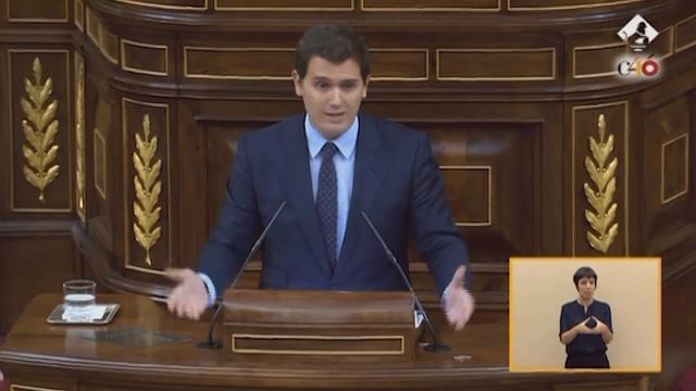 Rivera califica de &quot;Frankenstein&quot; al Gobierno de Sánchez