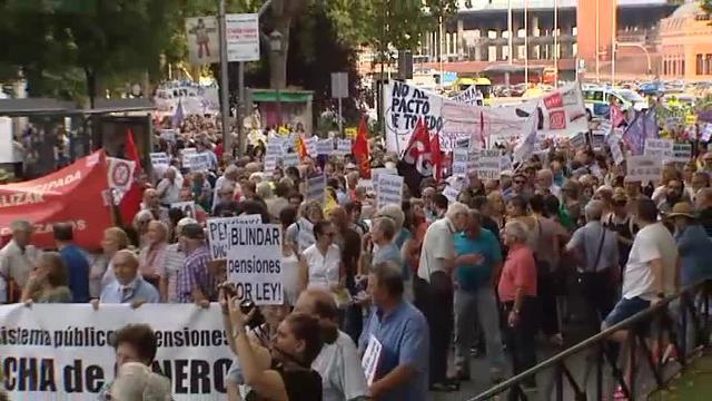 Los pensionistas vuelven a las calles bajo el lema &quot;IPC es IPC&quot;