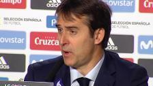 Lopetegui se muestra prudente tras el 6-1: "El Mundial lo empezaremos con cero puntos"