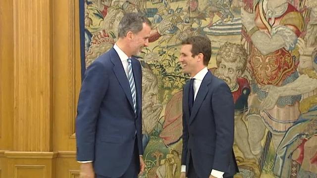 El Rey recibe a Pablo Casado en audiencia