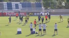 Lopetegui dirige su primer entrenamiento en el Real Madrid