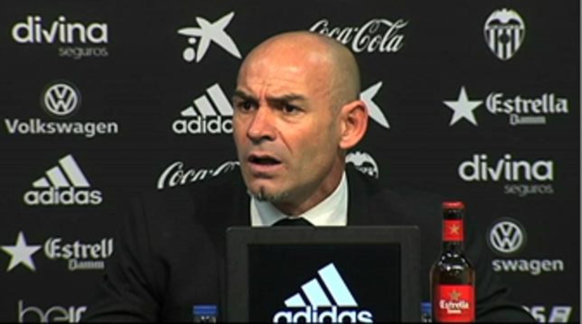 Paco Jémez, en un partido del Rayo Vallecano