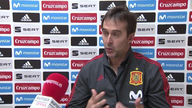 Lopetegui: &quot;Desde niños todos hemos querido formar parte del Mundial&quot;
