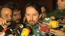 Iglesias tras ver a Junqueras: "Ahora le toca al Gobierno negociar como Gobierno y se tiene que mover"