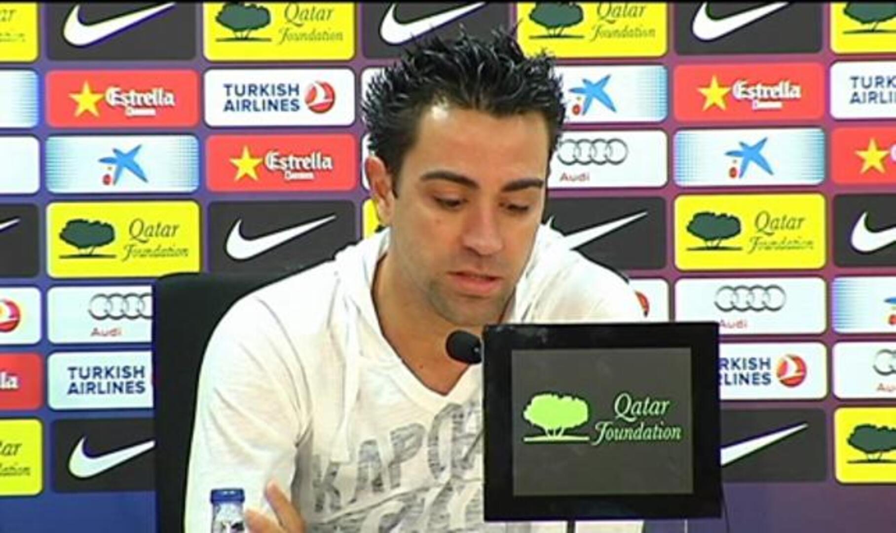 Xavi, a punto de firmar la renovación con el Barcelona hasta 2016