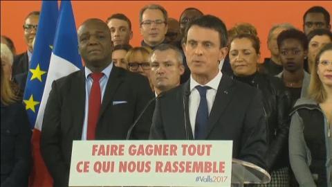 Vídeo: Manuel Valls anuncia su candidatura a la Presidencia de la República