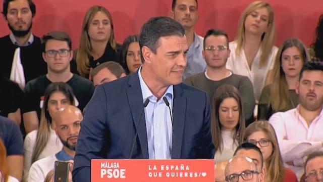 Sánchez quiere dar &quot;una gran lección al bloque de la involución&quot;