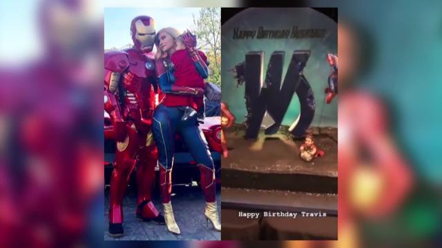 Kylie Jenner se disfraza con su marido de Los Vengadores