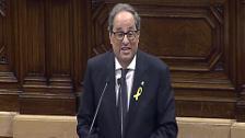 Quim Torra asegura que fue «un error» no aplicar la independencia y propone restituir al jefe de los Mossos