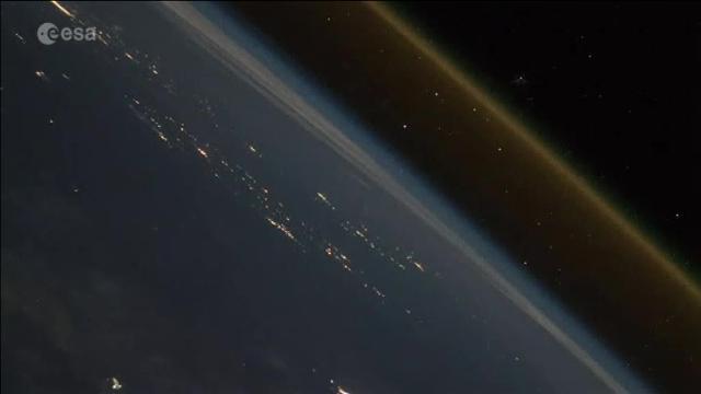 Despegue de la nave rusa Soyuz grabada desde la Estación Espacial Internacional