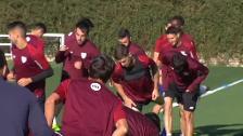 Iñigo Lekue vuelve a los entrenamientos casi dos meses después de su fractura de tobillo