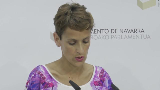 Chivite es &quot;optimista&quot; con la negociación de un futuro gobierno