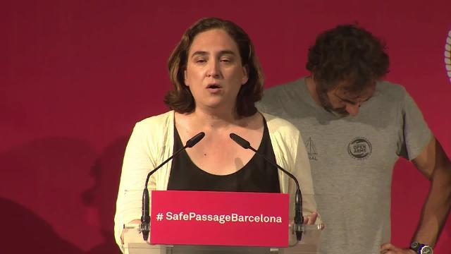 Colau cargo contra &quot;política de muerte y crueldad de estados europeos&quot;