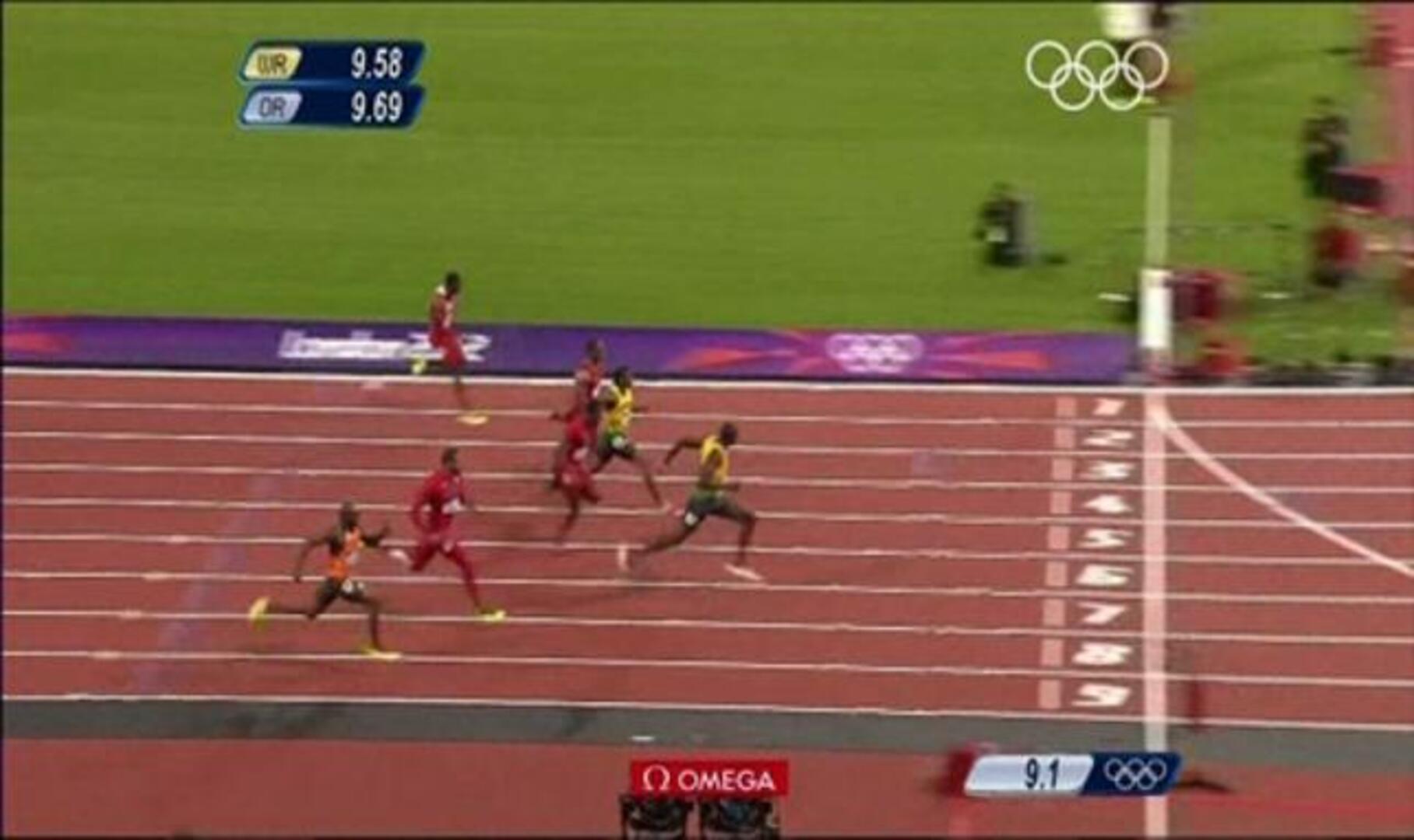 Londres 2012: Bolt se impone a Blake en la final de los 100 metros lisos